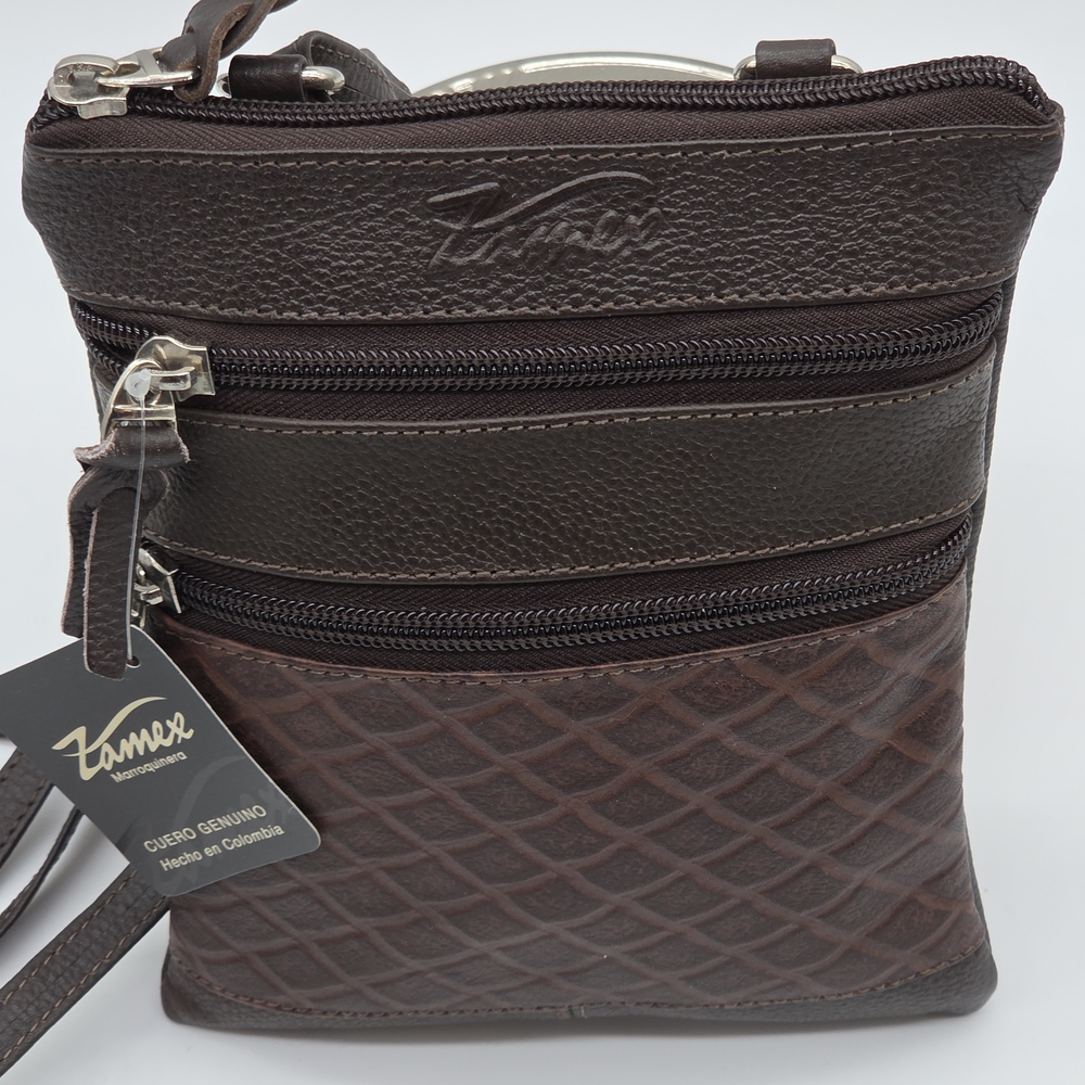 Zamex Leather Small Crossbody Bag